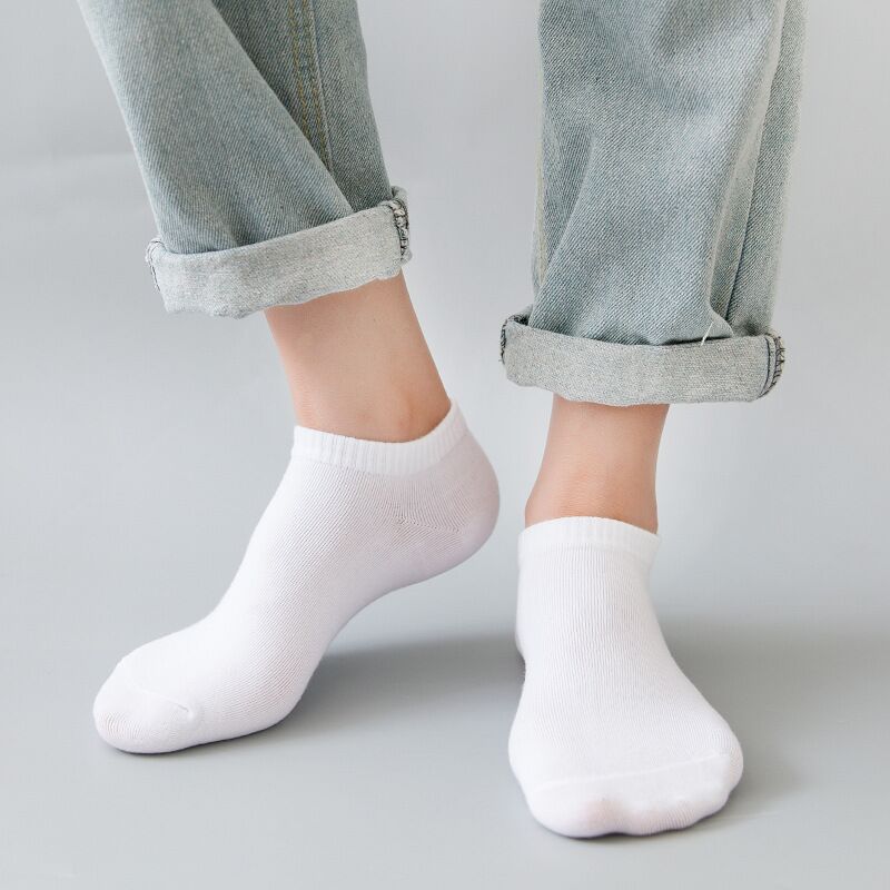 10 Pairs Bulk Black & White No - Ankle Sock Low Cut recension och pris