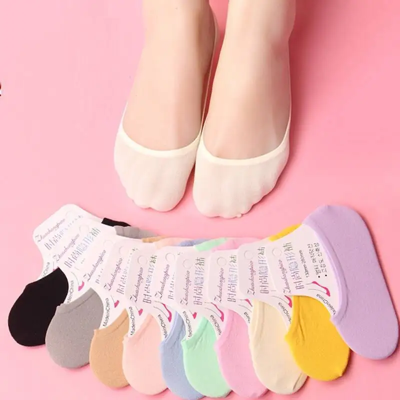Summer Thin Colorful Girl Invi - Invisibility Sock Loafer recension och pris