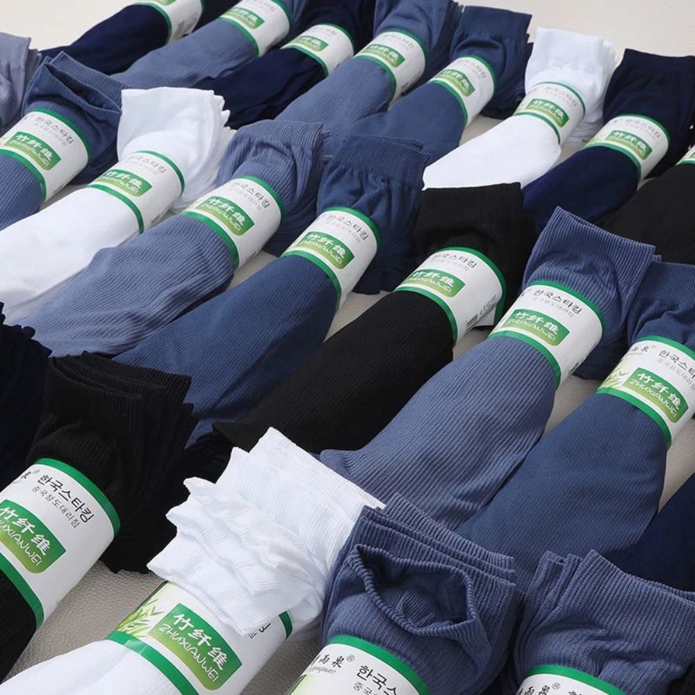10Pairs Casual Breathable Men  - Silk Sock Bamboo recension och pris