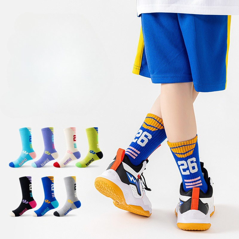 Kids Boys Socks Athletic Baske - Athletic Sock Cushion recension och pris