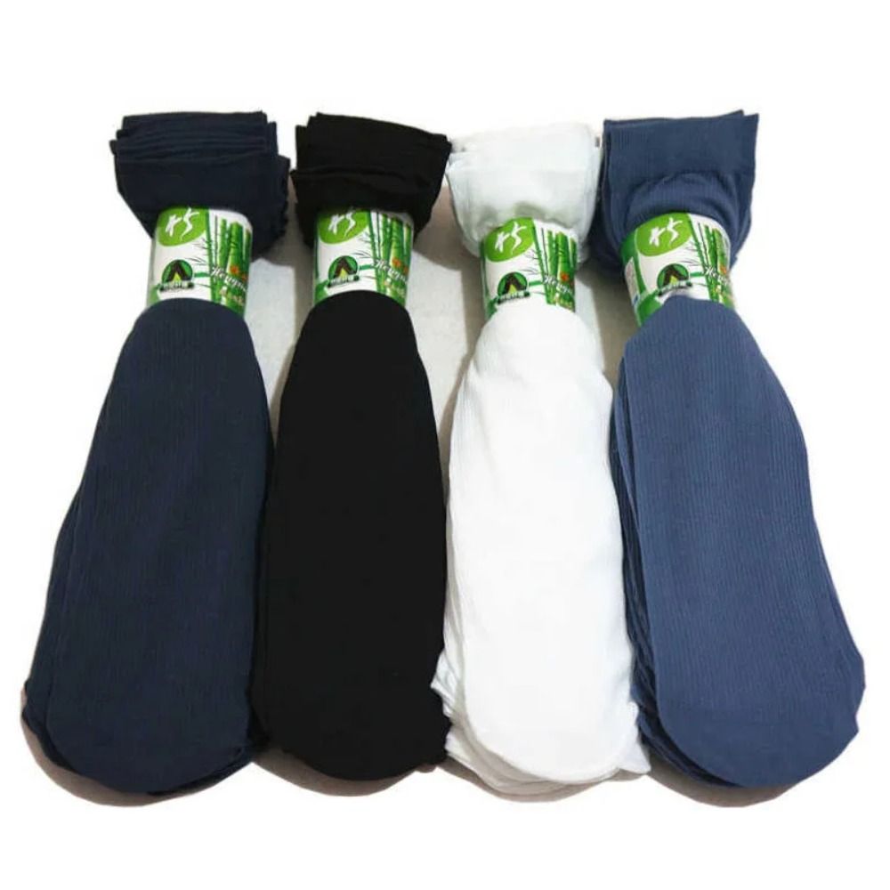 10pairs Fashion Men Ice Silk S - Silk Sock Bamboo recension och pris